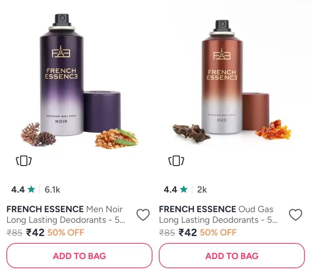 Combo Deal – Myntra Loot  Beauty Products Start @₹42 Master Link, Myntra Loot  Beauty Products Start @₹42 Boroplus, Myntra Loot  Beauty Products Start @₹42 HE, Myntra Loot  Beauty Products Start @₹42 Parachute & 1 more