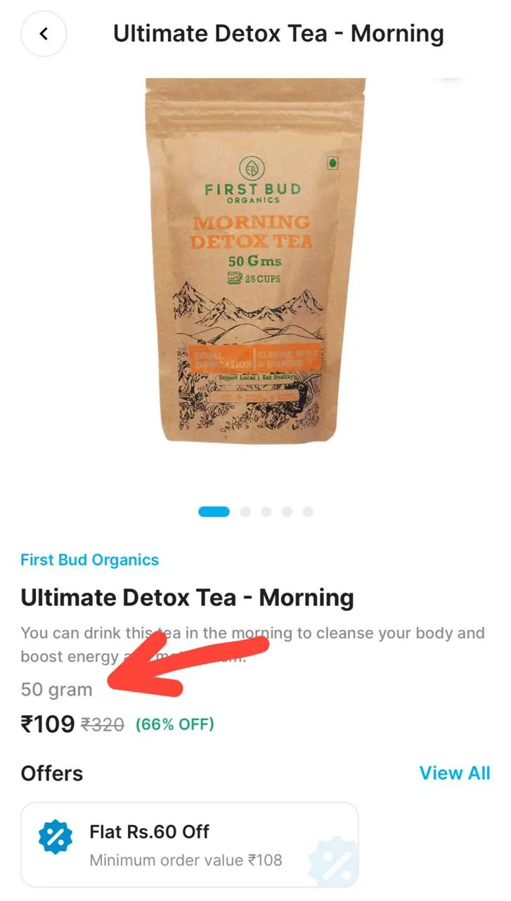 Ultimate Detox Tea (Morning) -₹49