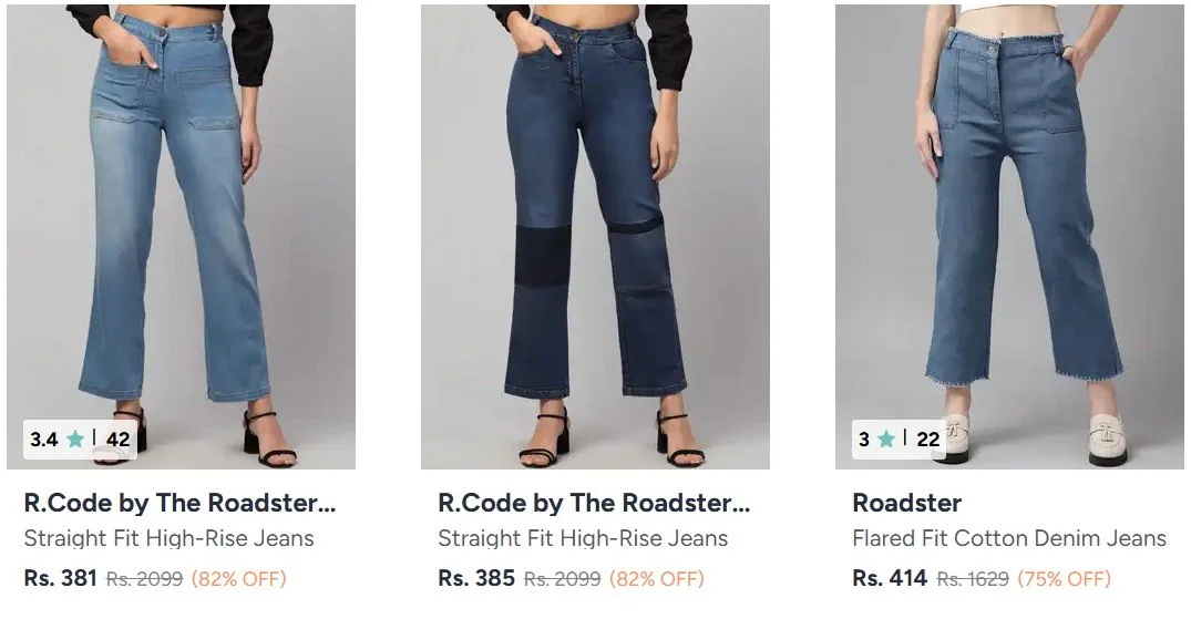 Myntra | 👖 Roadster Jeans - Steal the Deal!