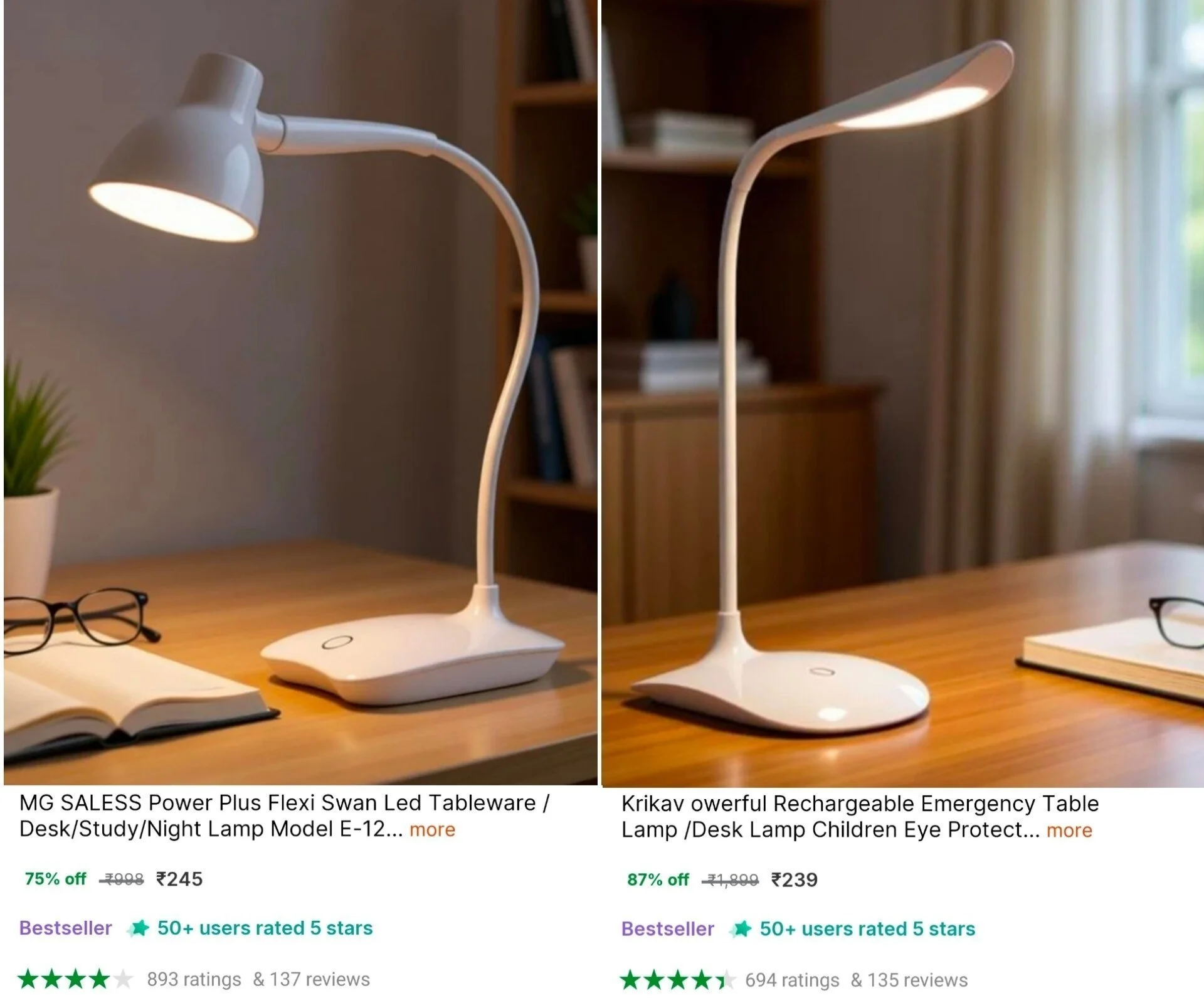 Rechargeable LED Desk Lamp