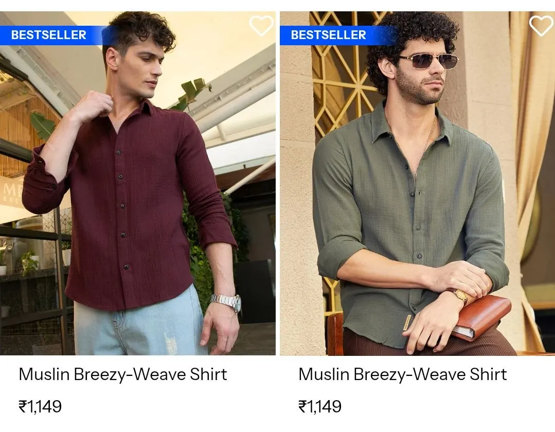 Cahoot Bestsellers – Breezy Weave Shirts! 👕✨