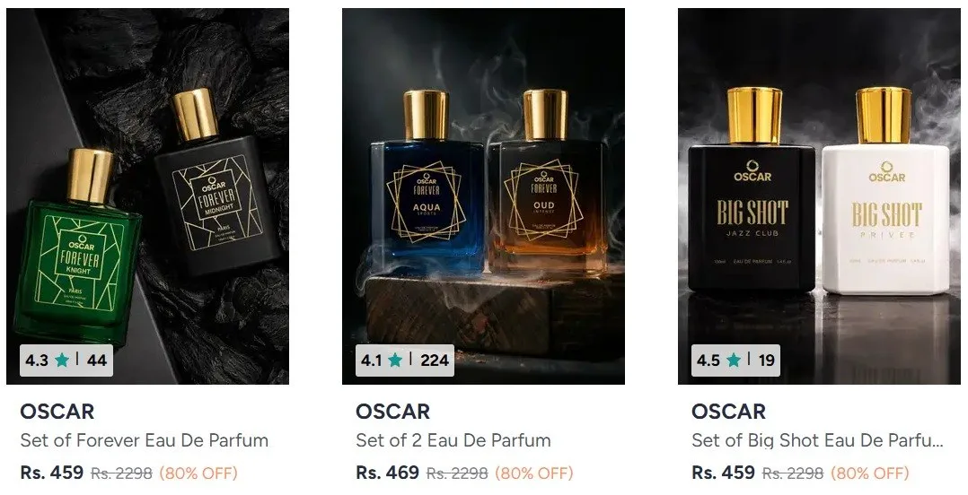 Myntra | Oscar Perfumes at flat 80% off