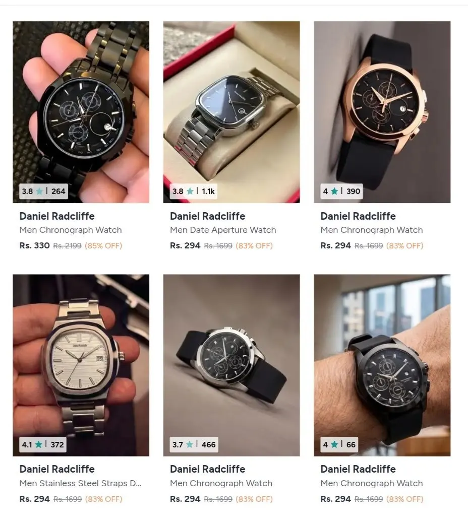 🔥 LOOT - Men's Premium Watches Upto 90% Off