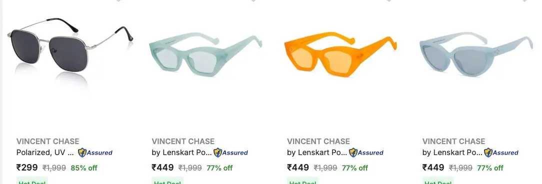 Up to 85% OFF - Vincent Chase Sunglasses | Starts At Rs.299