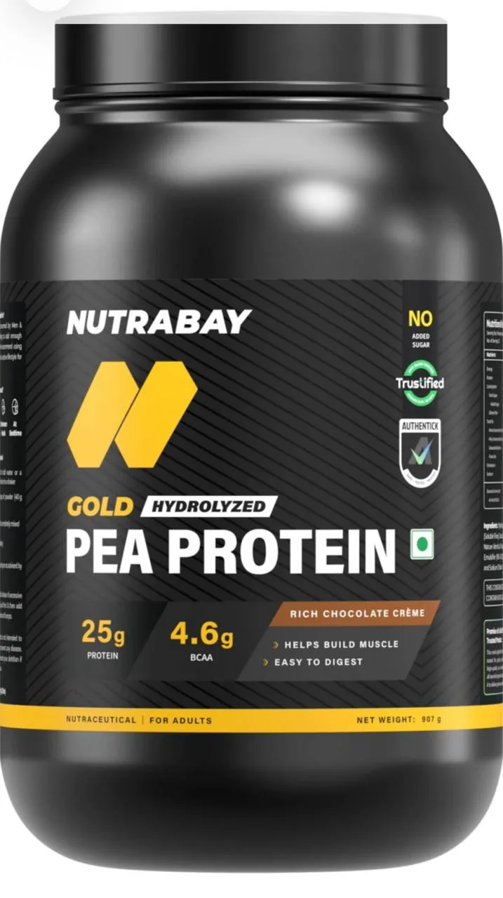 Nutrabay Gold Pea Chocolate Protein 2LB at ₹1,199