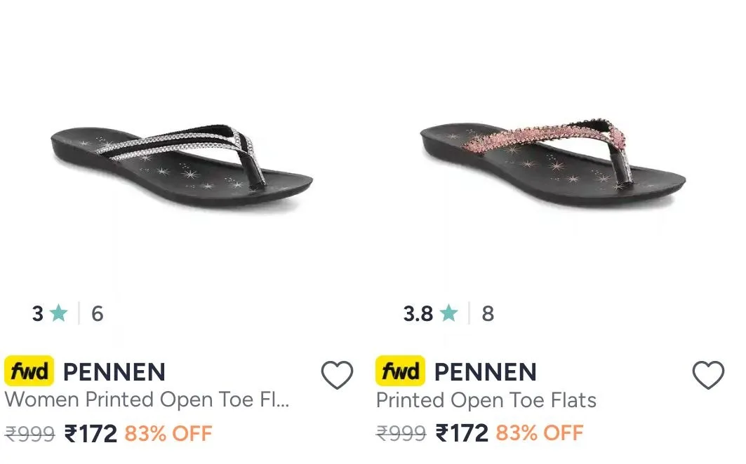 Combo Deal – Myntra  Upto 85% Off On Women Footwear Flip Flops, Myntra  Upto 85% Off On Women Footwear Flats, Myntra  Upto 85% Off On Women Footwear Heels, Myntra  Upto 85% Off On Women Footwear Shoes