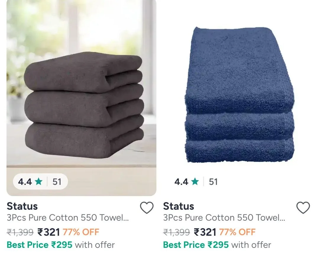Combo Deal – Myntra | 3 pcs Hand Towel Set @ ₹321, Popular Anti-Skid Doormats Starting @ ₹99, Blankets at Never-Before Prices — Min 60% Off