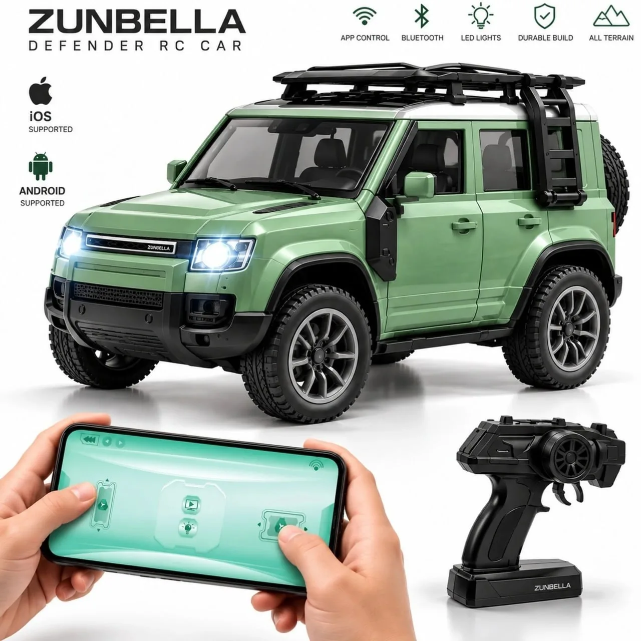 69% Off - Zunbella Defender RC Car At Rs.918