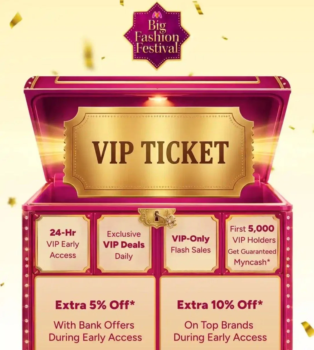 Myntra VIP Pass: FREE Myncash for First 5,000 Users 😱😱