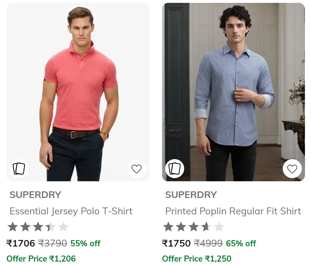 Ajio | Upto 65% off on Superdry Premium Clothing