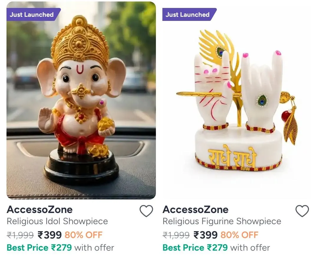Combo Deal – Myntra | Buy Showpieces starting at 399/-, Buy Vases starting at 637/-, Buy wall art starting at 894/-, Buy wall decor starting at 240/- & 1 more