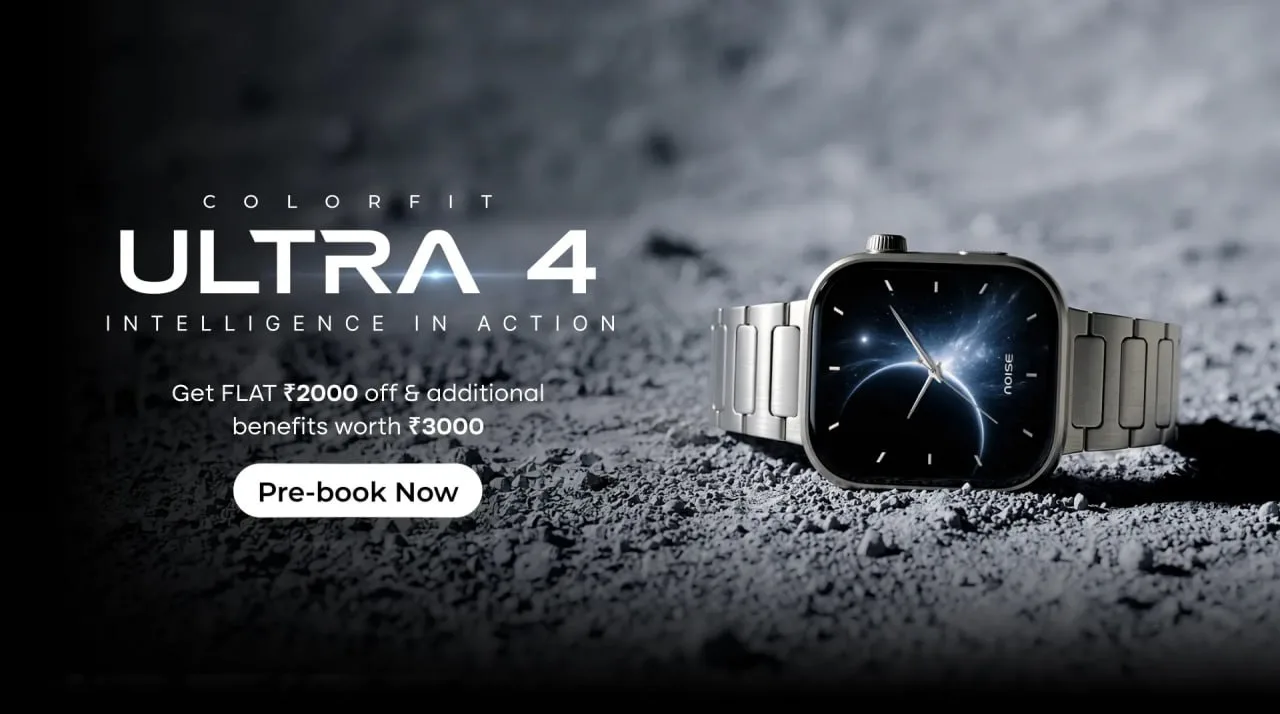 **🔥Noise ColorFit Ultra 4 Smartwatch – Pre-Book Now! ⌚️**