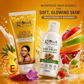 **🔥Hamaramall Globus Gold Peel Off Mask + Mix Fruit Body Lotion @ ₹149! ✨**
