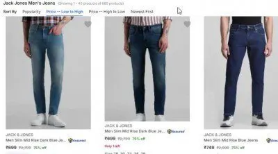 🔥 LOOT - Flipkart Loot : Jack & Jones Mens Jeans | Starts At Rs.562/-