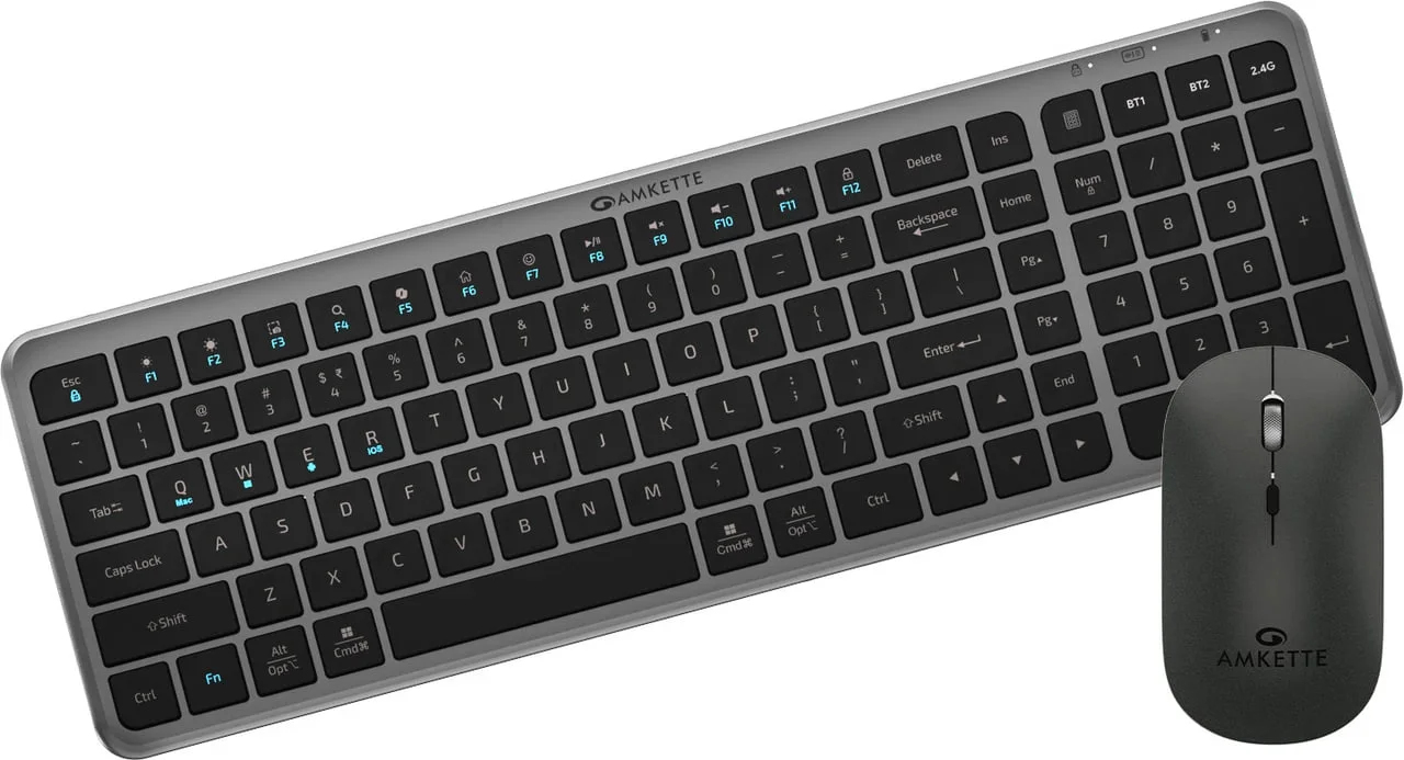 54% Off - Amkette Wireless Keyboard and Mouse At Rs.1,599