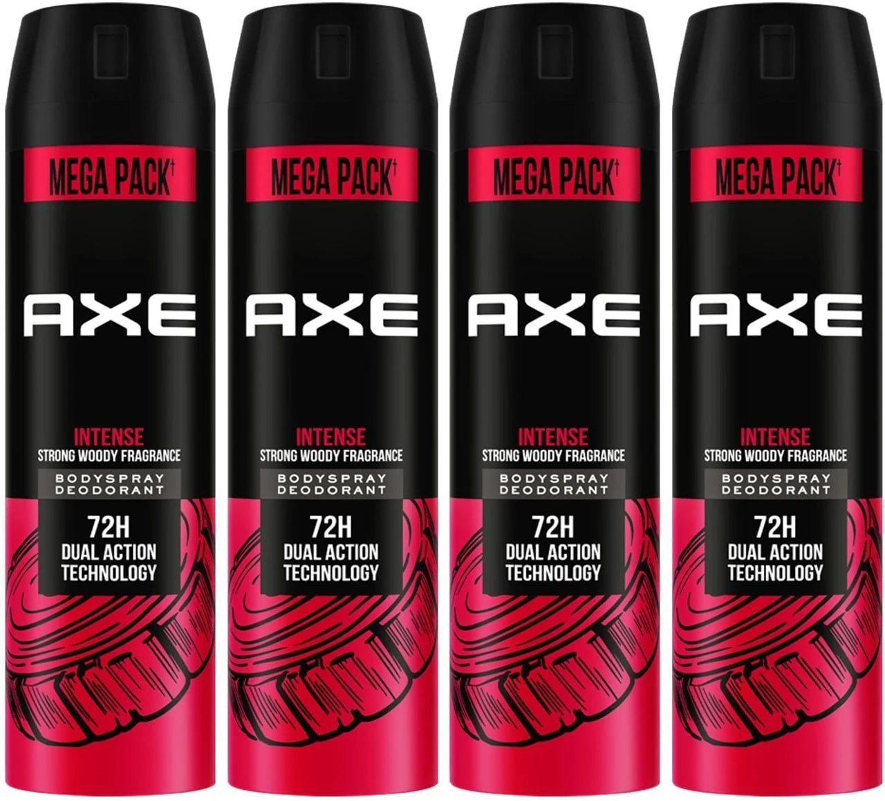 79% Off - Axe ntense Body Spray For Men(860ML, Pack of 4) At Rs.299