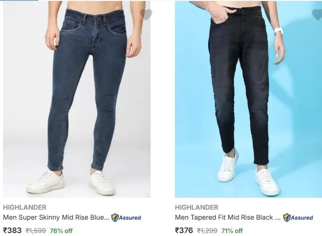 ❇️ Men's Jeans under @399
