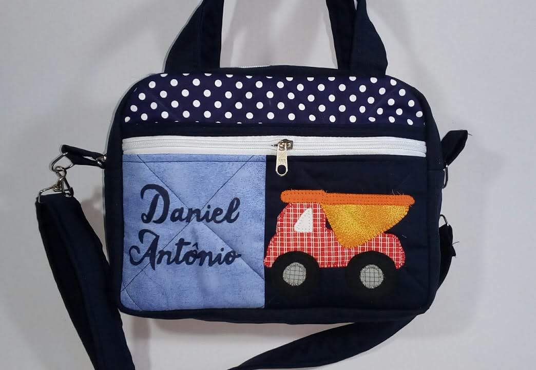Bolsa Maternidade em tecido Menino
