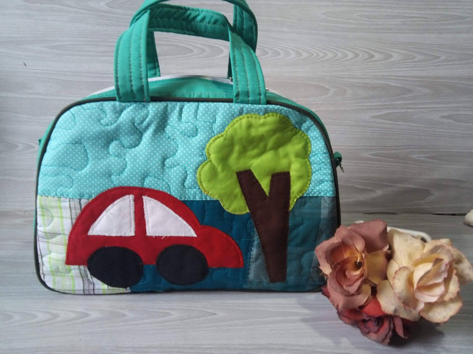 Bolsa Maternidade em tecido Menino