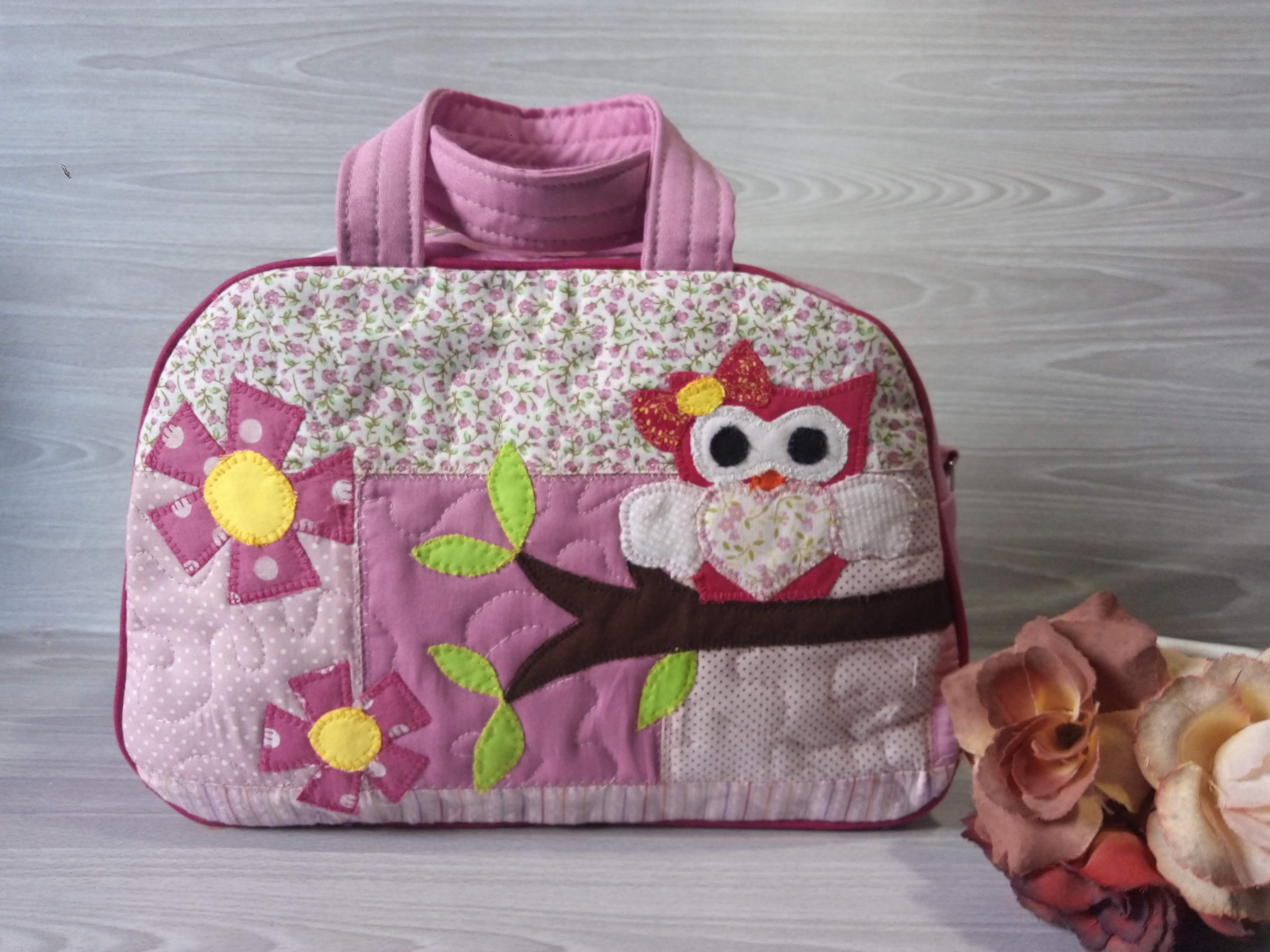 Bolsa Maternidade em tecido Menina