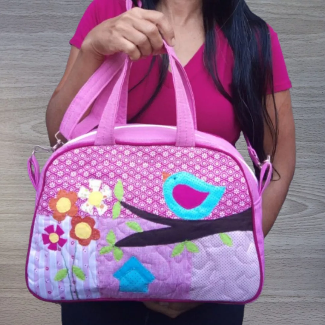Bolsa Maternidade em tecido Menina