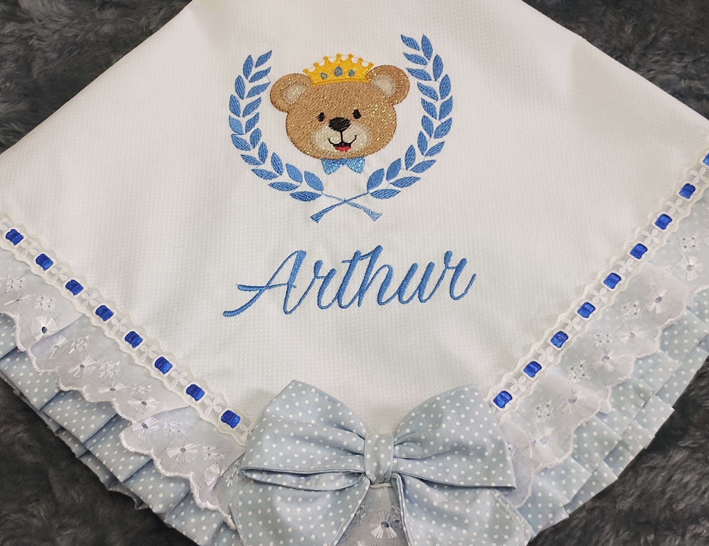 Manta de luxo para Bebê em Piquet