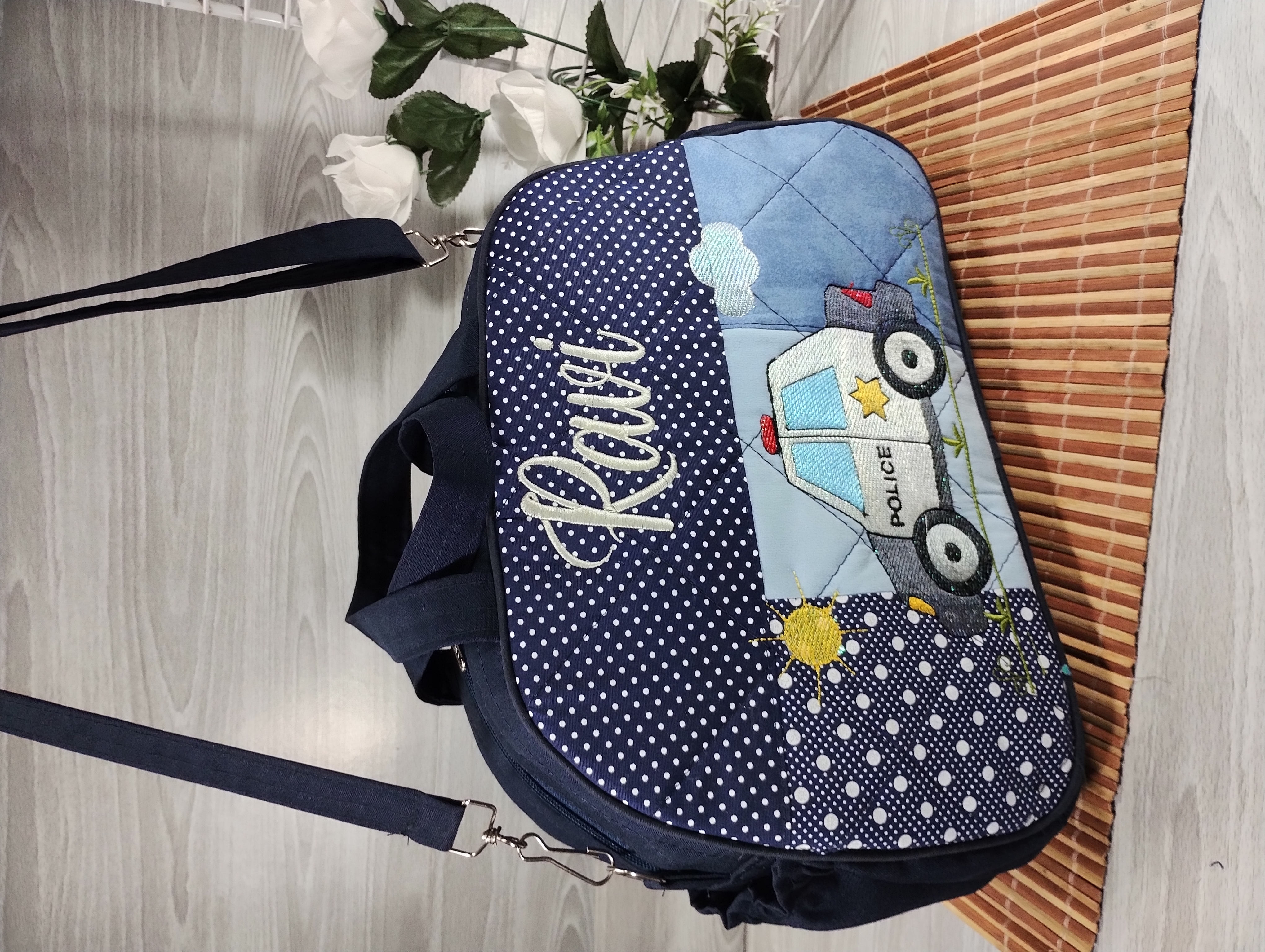 Bolsa Maternidade em tecido Menino