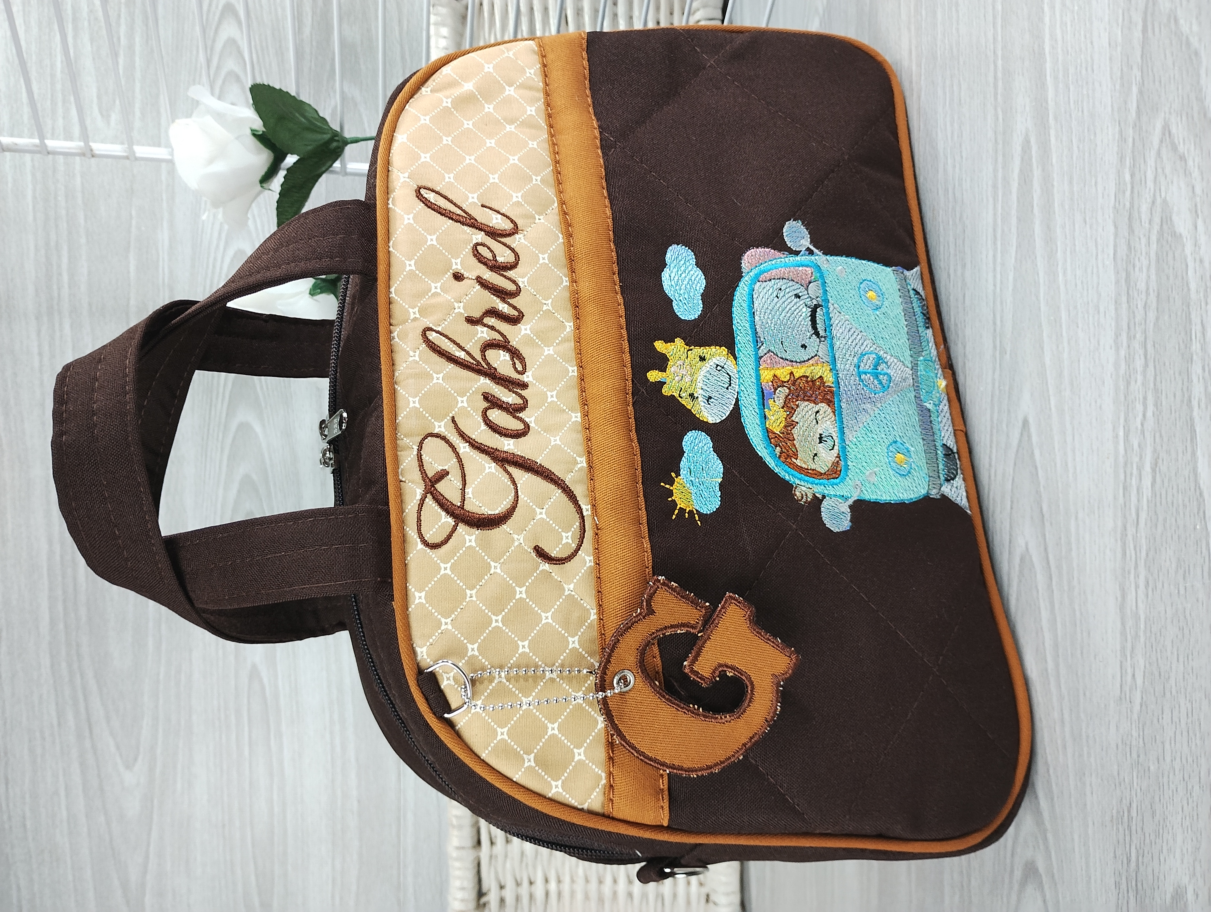 Bolsa Maternidade em tecido Menino
