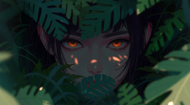 Eyes in the Ferns