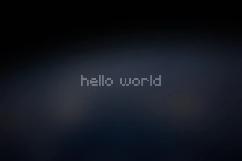 Minimal Digital Hello