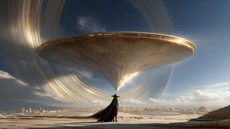 Desolate Celestial Horizon — high-resolution wallpaper (2560×1433)
