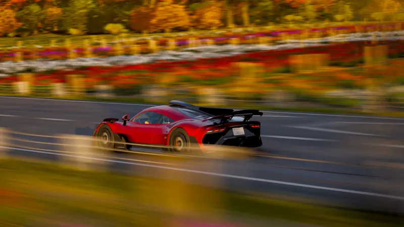 Crimson Speed Flow — high-resolution wallpaper (2861×1610)