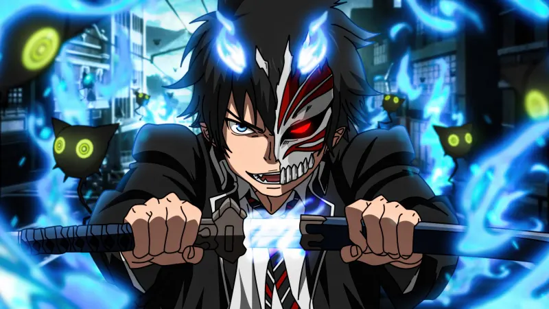 Unleashed Blue Flames