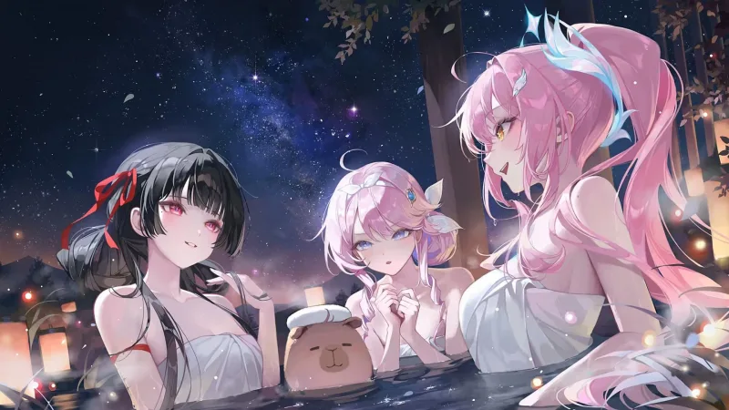 Starry Night Hot Spring