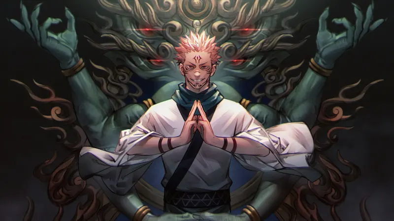 Malevolent Shrine Ascension — high-resolution wallpaper (3840×2160)