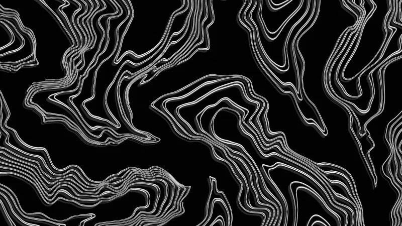 Monochrome Topographic Waves