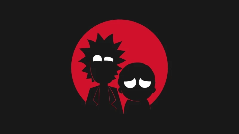 Minimalist Cosmic Duo — high-resolution wallpaper (1920×1080)