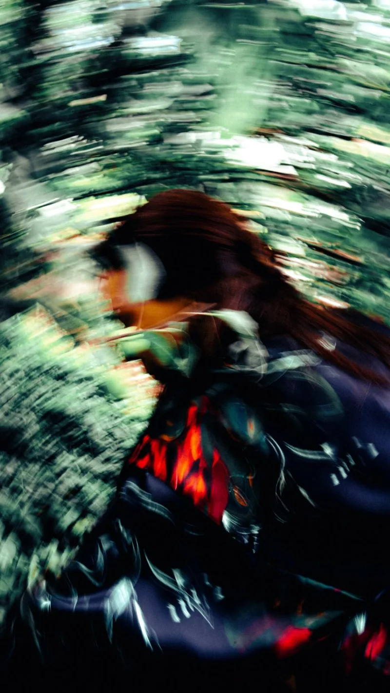 Fleeting Forest Motion — high-resolution wallpaper (3375×6000)