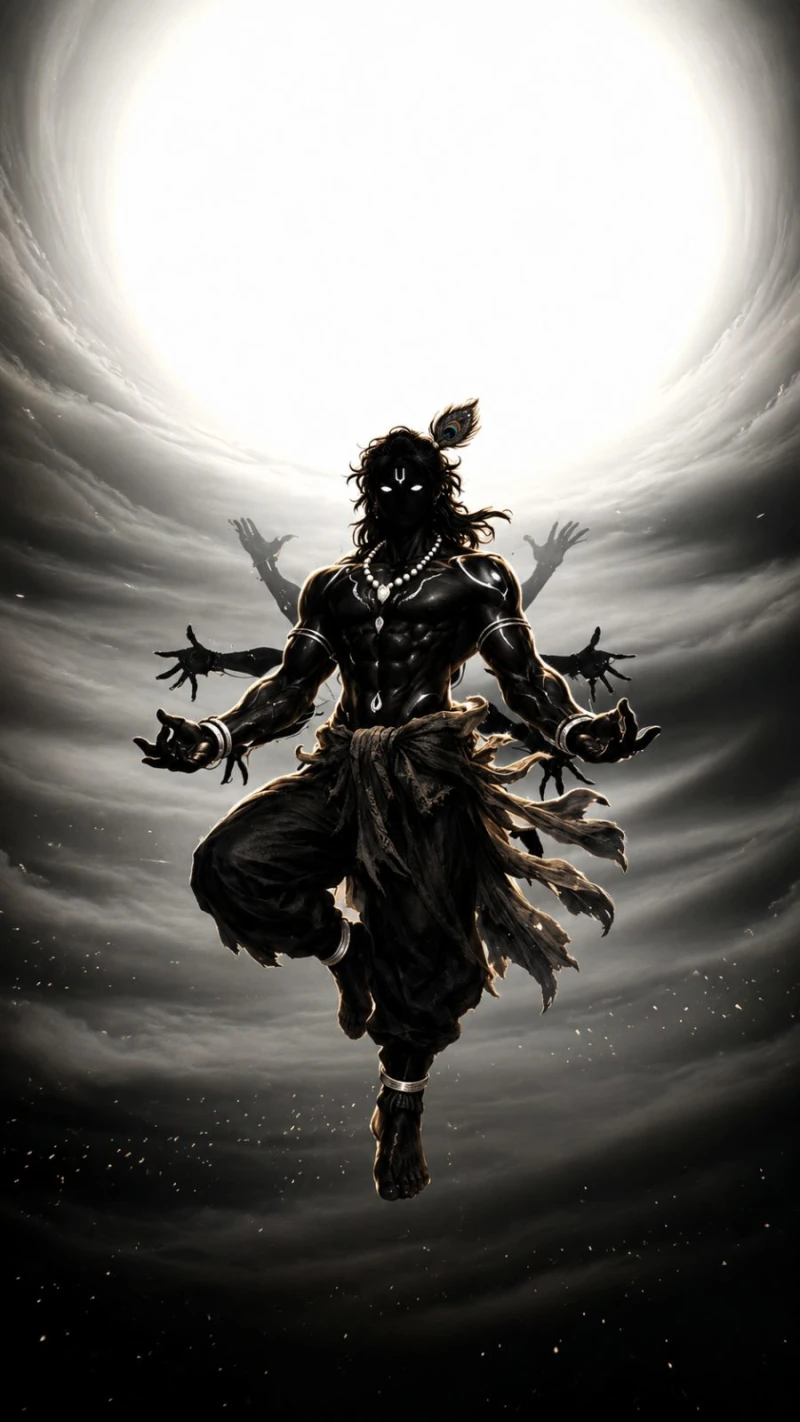 Divine Cosmic Shadow — high-resolution wallpaper (941×1672)