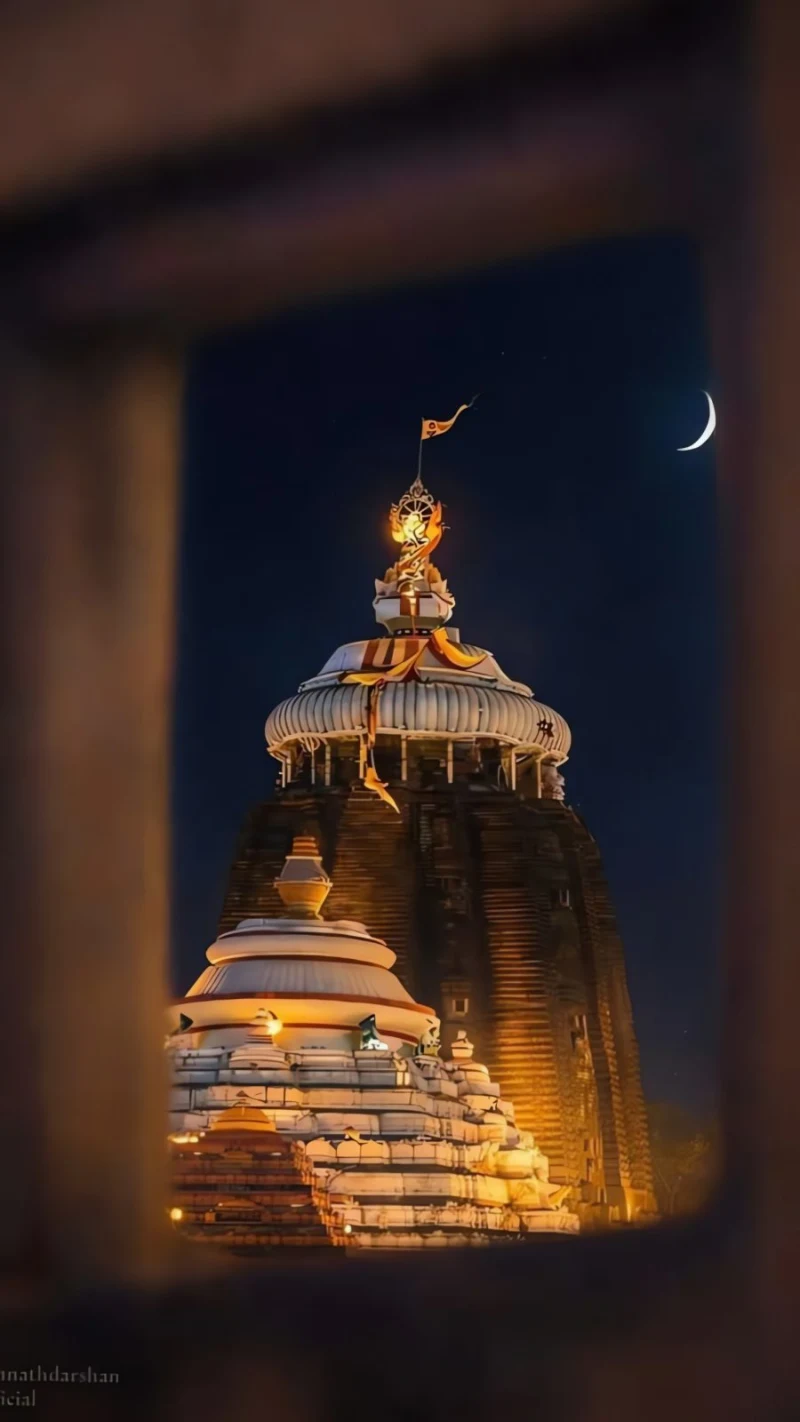 Sacred Night Temple — high-resolution wallpaper (2944×5232)