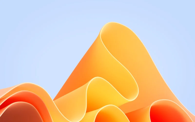 Golden Flowing Peaks — high-resolution wallpaper (3840×2400)