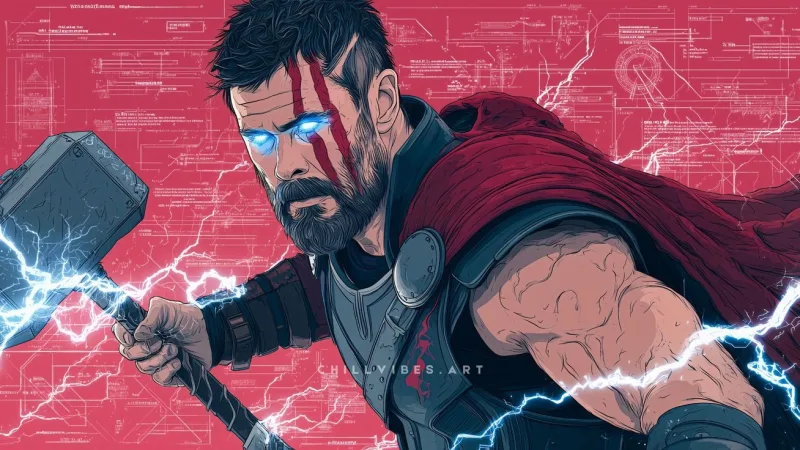 Thor Odinson — high-resolution wallpaper (736×1308)