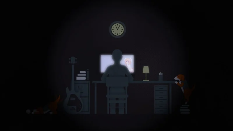 Late Night Digital Solitude — high-resolution wallpaper (1244×700)