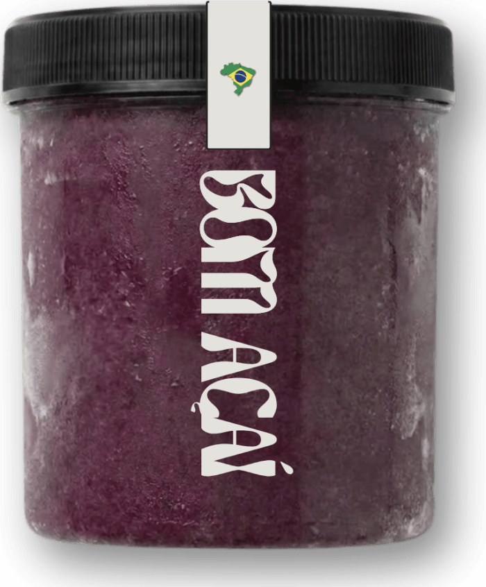 Bom Açaí frozen signature blend jar
