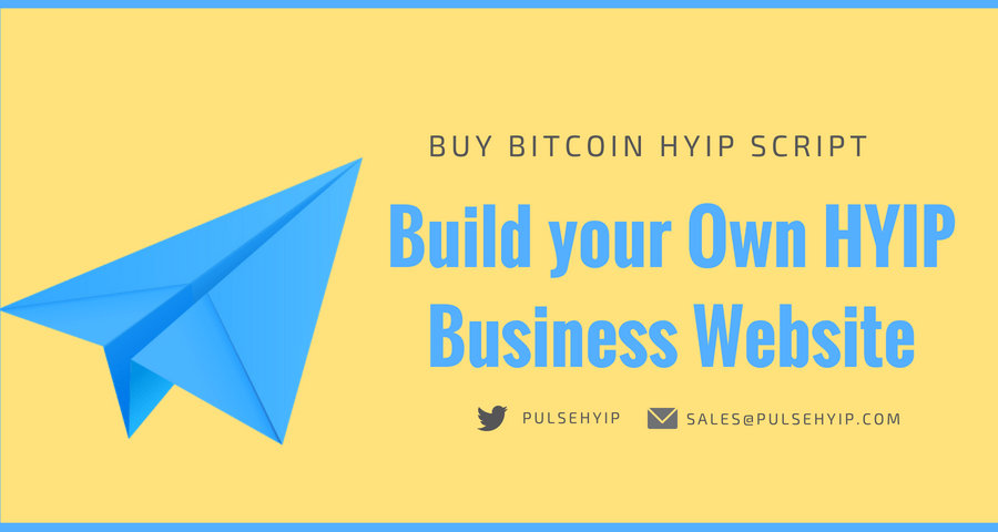 Buy Bitcoin Hyip Script Build Your Own Hyip Business Website - 