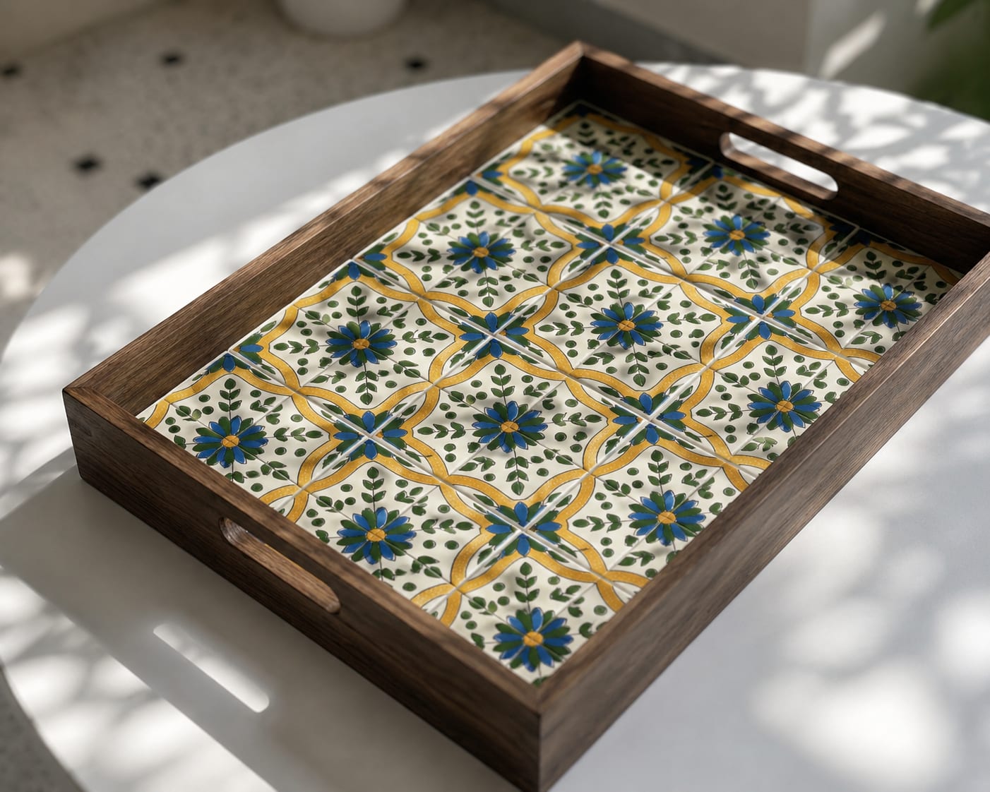 Plateau Andalou Bleu & Or