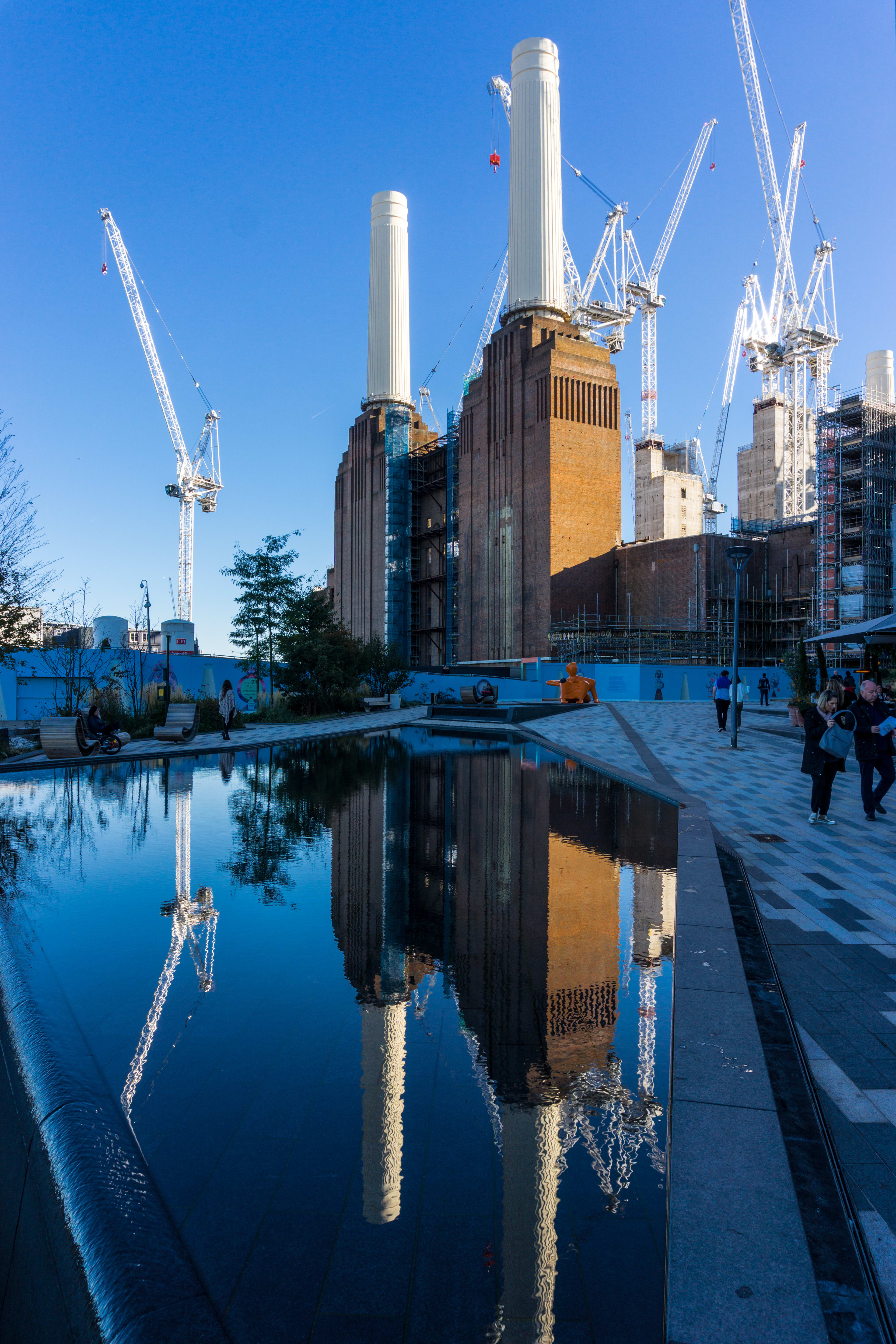 Reflection at Battersea Power Station