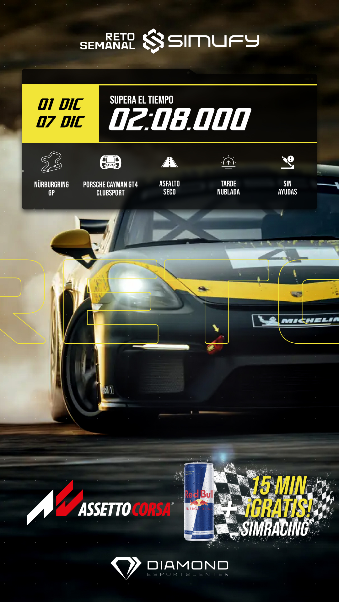Reto Semanal Simracing - Diamond Esports Center
