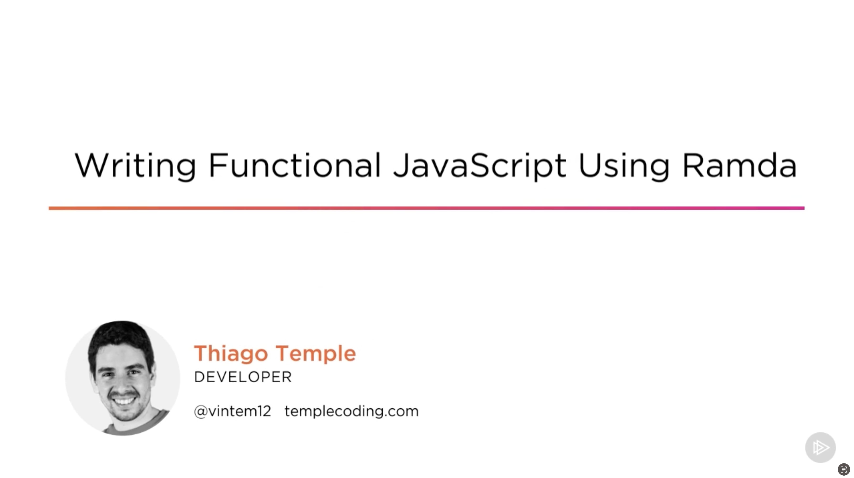 Writing Functional JavaScript Using Ramda