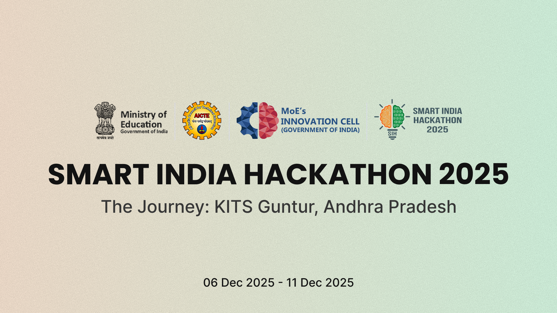 SIH 2025: Part 3 - The Journey